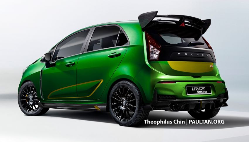 Proton Iriz S1000 Concept – lakaran imaginasi edisi istimewa raikan kejayaan perlumbaan Sepang 1k km 974526