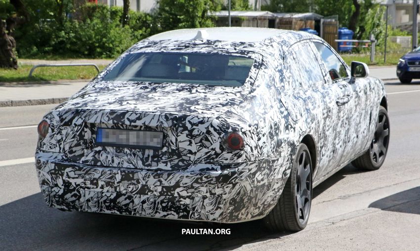 SPYSHOTS: Next Rolls-Royce Ghost spotted on test 970009