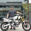 Givi Rimba Raid racer Jeremias Israel takes delivery of 2019 Triumph Scrambler 1200 XE