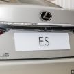 New Lexus ES 250 launched in Malaysia, from RM300k