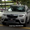 SPYSHOTS: 2019 Subaru Forester spotted in Malaysia – 3 variants; range-topper gets EyeSight at est RM165k