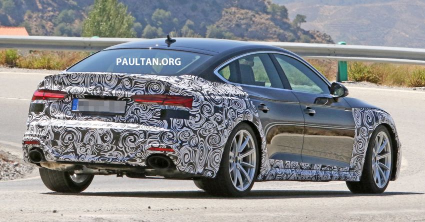 SPIED: Audi RS5 Sportback facelift – more firepower? 995745