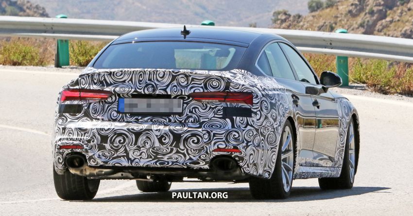 SPIED: Audi RS5 Sportback facelift – more firepower? Image #995748