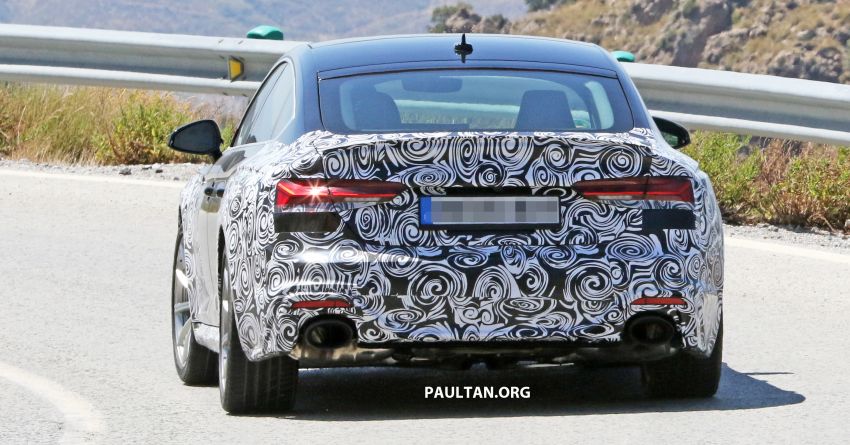 SPIED: Audi RS5 Sportback facelift – more firepower? 995750