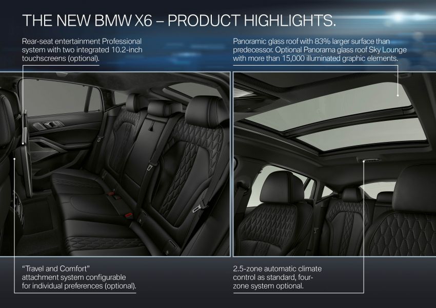 BMW X6 G06 diperkenalkan – lebih besar dan mewah; M50i dilengkapi enjin 4.4L twin-turbo V8 523 hp 980915