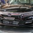 GIIAS 2019: Honda Accord launched, 1.5T for RM206k