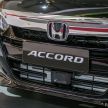 2020 Honda Accord – bookings open in Malaysia for 10th-gen, 1.5L VTEC Turbo, 201 PS and 260 Nm