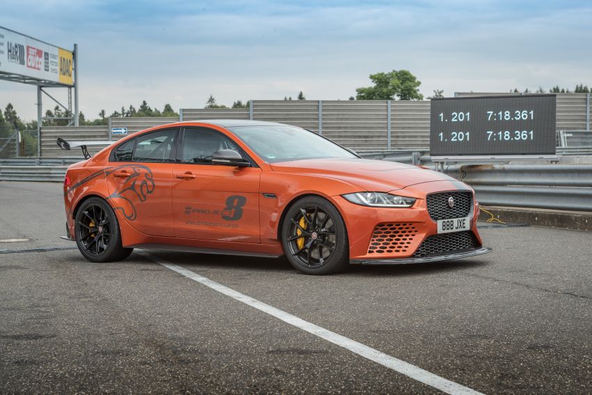 Jaguar XE SV Project 8 beats own Nürburgring record as production ends – seven minutes 18.361 seconds 992424
