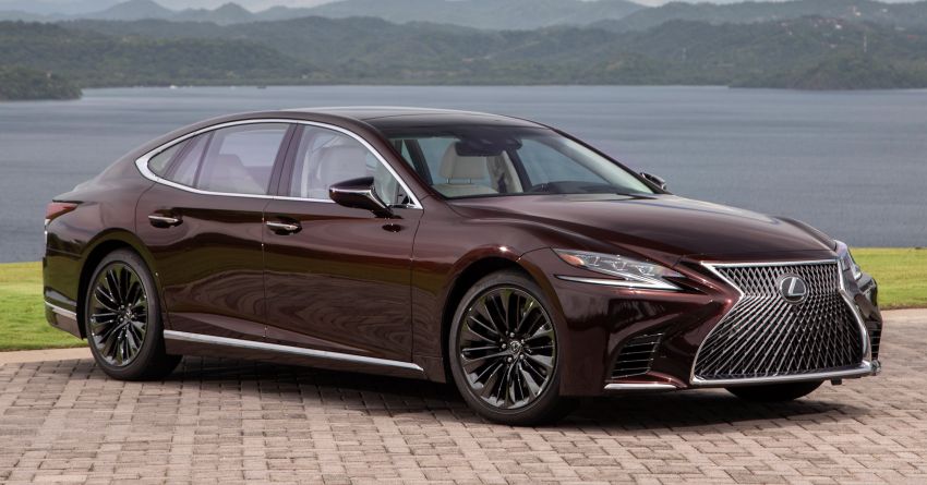 Lexus LS 500 Inspiration Series 2020 diperkenalkan – warna Deep Garnet, roda krom hitam, hanya 300 unit 981259