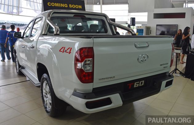Maxus T60 dibuka tempahan di M’sia – RM99k untuk spesifikasi tertinggi 2.8L AT, kumpulan pertama CBU