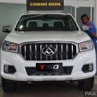 Maxus T60 2.8L 4WD kini di Malaysia — brek cakera belakang, servis berjadual setiap 15,000 km, RM99,888