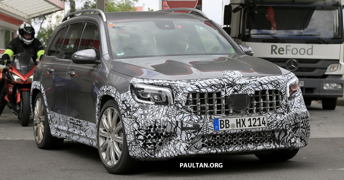 SPIED: 2020 Mercedes-AMG GLB45 drops more camo!