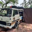 Nissan Urvan 1982 <em>campervan</em> – kembara keluarga, angkut 500 kg beras lalu Titiwangsa; semua bisa diatur
