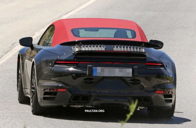 SPIED: Porsche 992 Turbo Cabrio seen testing again