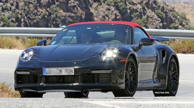 SPIED: Porsche 992 Turbo Cabrio seen testing again