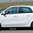 SPYSHOTS: smart EQ forfour facelift spotted testing