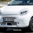 smart EQ fortwo, forfour facelift teased in sketches