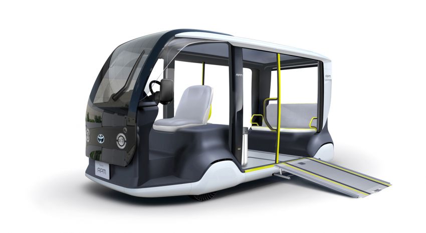 Toyota Accessible People Mover for 2020 Tokyo Olympics; pure EV for last-mile transportation 988453