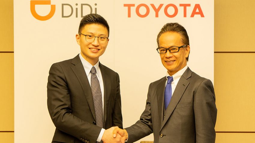 Toyota invests RM2.47 bil in China’s e-hailing firm DiDi 993324