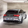 Mercedes-AMG CLA45 4Matic+ Shooting Brake X118 – 416 hp dan 500 Nm tork, ruang simpanan lebih luas