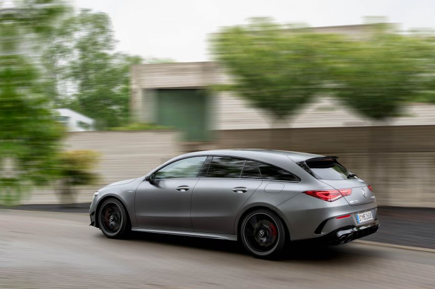 Mercedes-AMG CLA45 4Matic+ Shooting Brake X118 – 416 hp dan 500 Nm tork, ruang simpanan lebih luas 986907