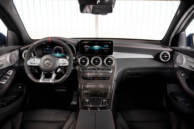 Mercedes-AMG GLC43, GLC43 Coupe facelifts debut – 3.0L twin-turbo V6 with 385 hp; 0-100 km/h in 4.9s