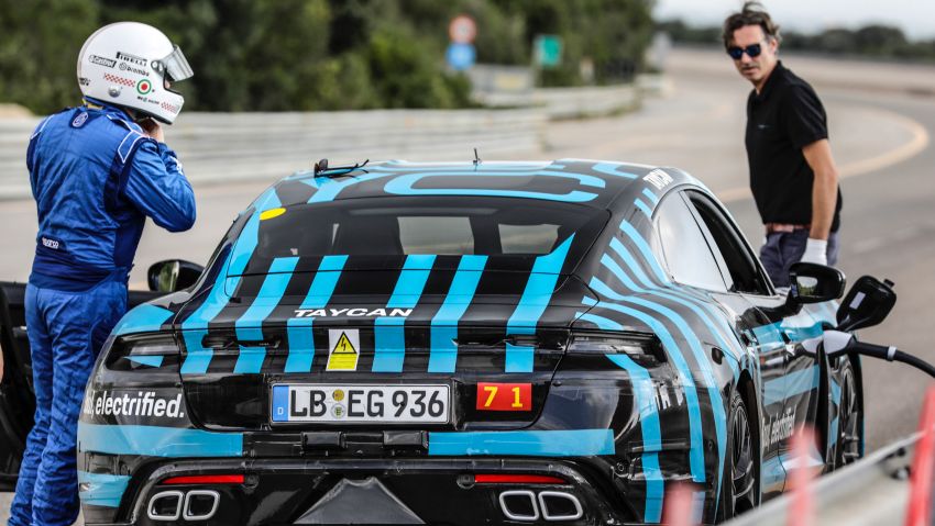 Porsche Taycan lulus ujian pemanduan jarak jauh – 3,425 km dalam masa 24 jam, kelajuan purata 205 km/j! 1004015
