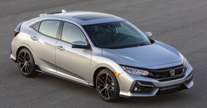 2020 Honda Civic Hatchback facelift debuts in the US Image #1001844