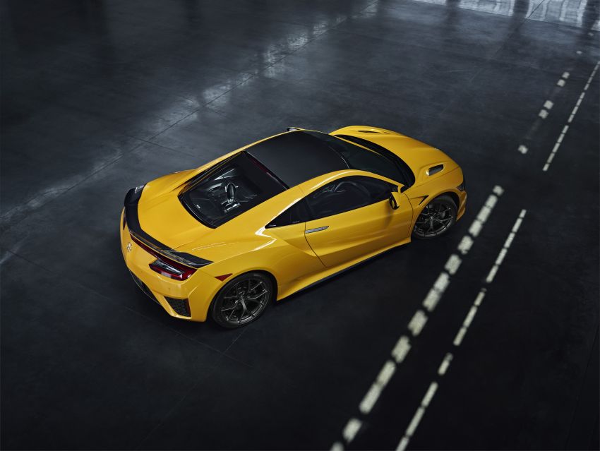 2020 Honda NSX now offered in Indy Yellow Pearl hue 999980