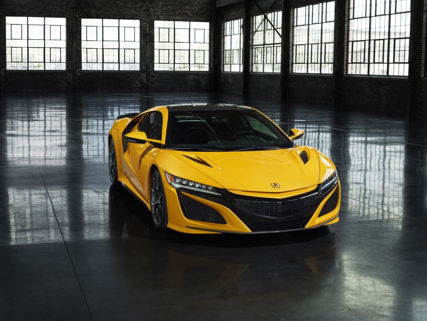 2020 Honda NSX now offered in Indy Yellow Pearl hue 999981