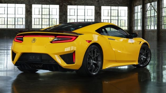 2020 Honda NSX now offered in Indy Yellow Pearl hue