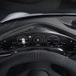 Porsche Taycan cabin shown – new passenger display