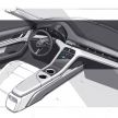 Porsche Taycan cabin shown – new passenger display