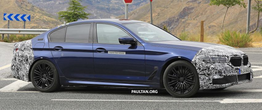 SPIED: G30 BMW 5 Series six-cylinder PHEV on test 1000036