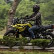 TUNGGANG UJI: BMW F750 GS – varian paling asas masih sesuai untuk ramai, boleh redah offroad ringan