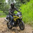 TUNGGANG UJI: BMW F750 GS – varian paling asas masih sesuai untuk ramai, boleh redah offroad ringan