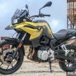 TUNGGANG UJI: BMW F750 GS – varian paling asas masih sesuai untuk ramai, boleh redah offroad ringan