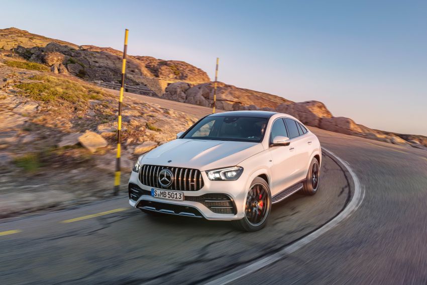 C167 Mercedes-Benz GLE Coupe debuts – larger and with revised styling; GLE 53 4Matic+ with 429 hp 1007997
