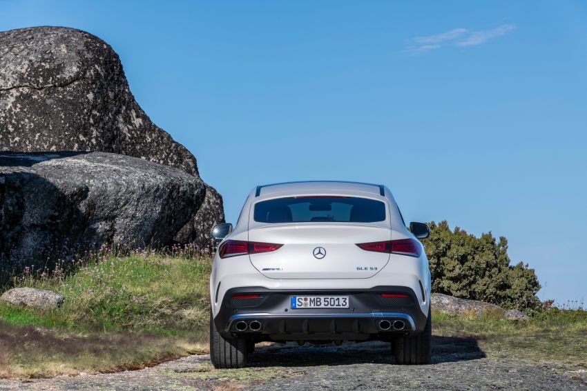 C167 Mercedes-Benz GLE Coupe debuts – larger and with revised styling; GLE 53 4Matic+ with 429 hp 1008007