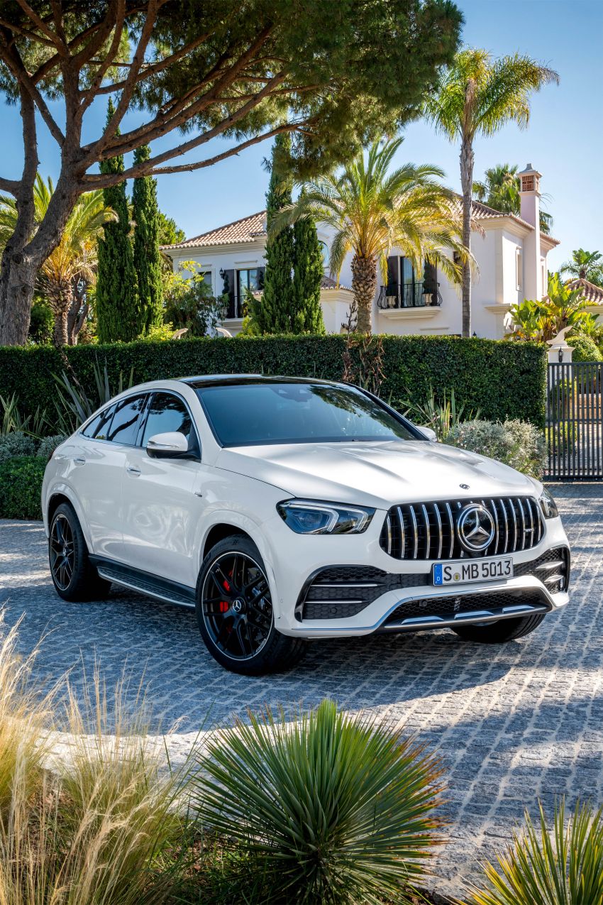 C167 Mercedes-Benz GLE Coupe debuts – larger and with revised styling; GLE 53 4Matic+ with 429 hp 1008013