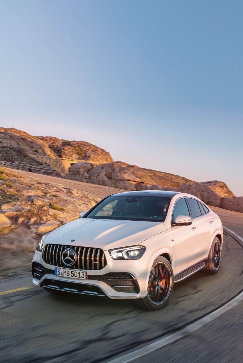 C167 Mercedes-Benz GLE Coupe debuts – larger and with revised styling; GLE 53 4Matic+ with 429 hp 1008016