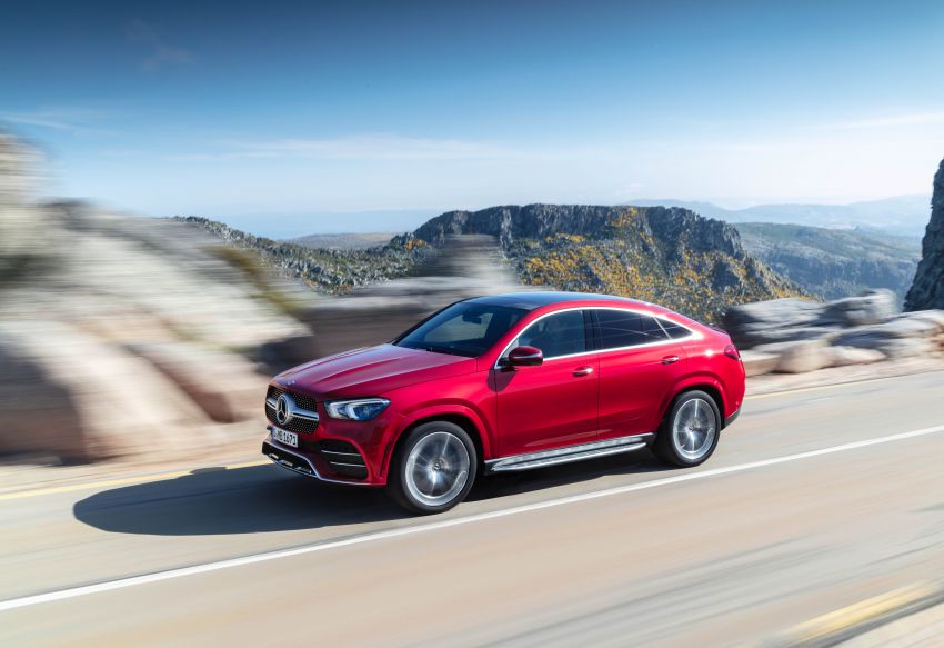 C167 Mercedes-Benz GLE Coupe debuts – larger and with revised styling; GLE 53 4Matic+ with 429 hp 1007919