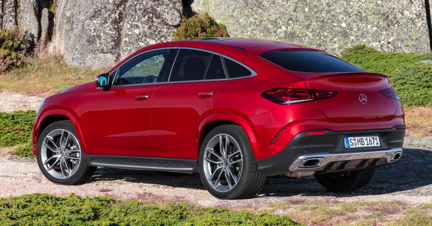 C167 Mercedes-Benz GLE Coupe debuts – larger and with revised styling; GLE 53 4Matic+ with 429 hp 1007922
