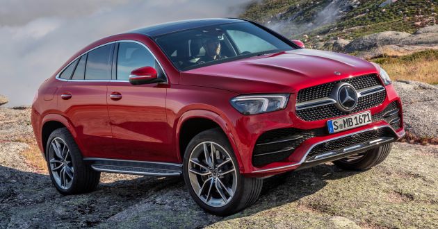 C167 Mercedes-Benz GLE Coupe debuts - larger and with revised styling; GLE  53 4Matic+ with 429 hp - paultan.org