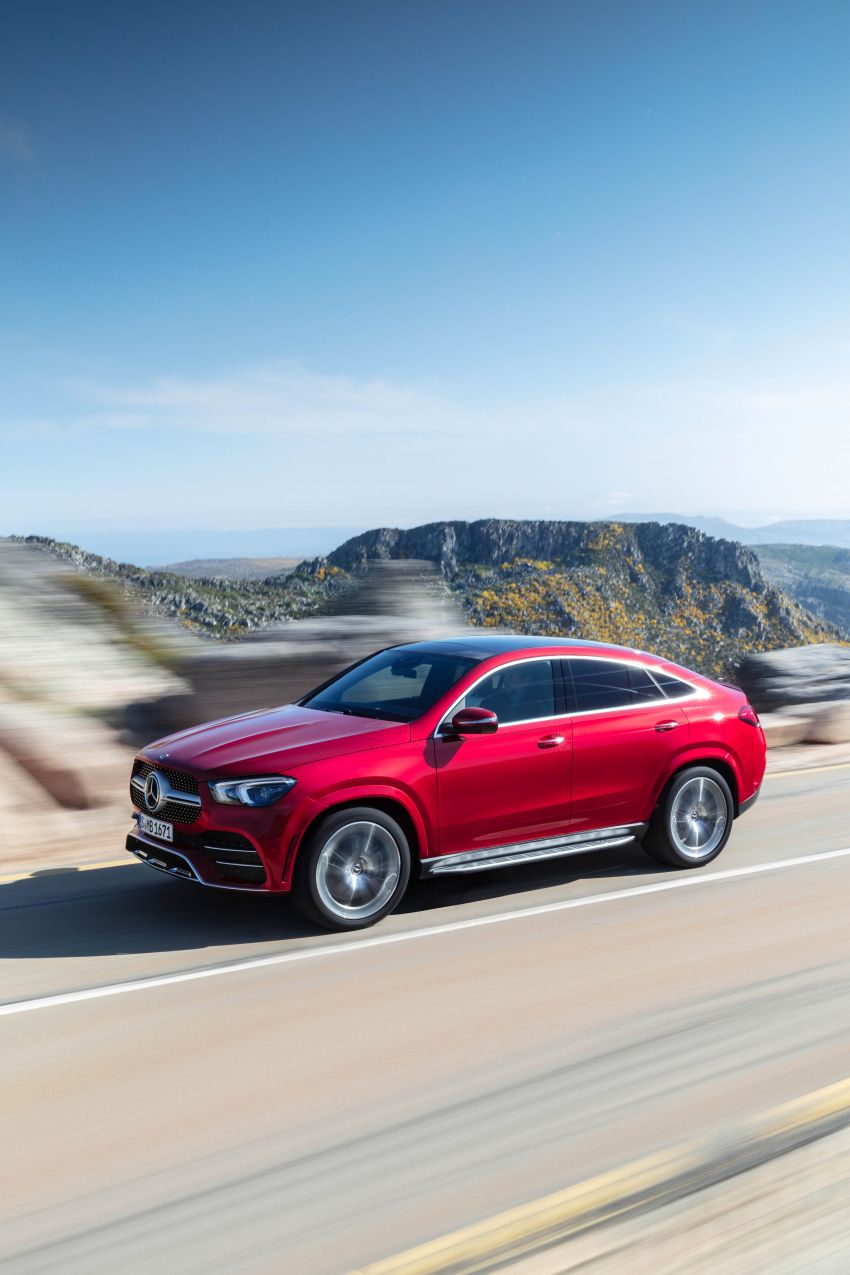 C167 Mercedes-Benz GLE Coupe debuts – larger and with revised styling; GLE 53 4Matic+ with 429 hp 1007940