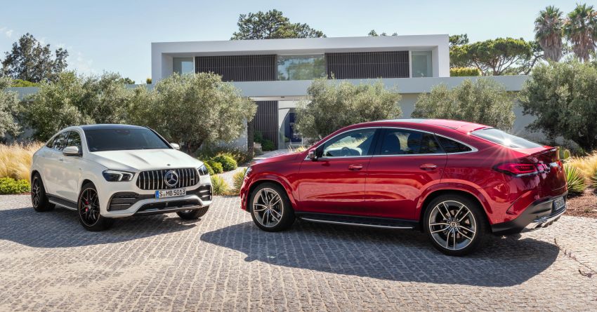 C167 Mercedes-Benz GLE Coupe debuts – larger and with revised styling; GLE 53 4Matic+ with 429 hp 1007944