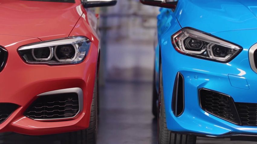 F40 BMW 1 Series compared against previous F20 gen 1001877