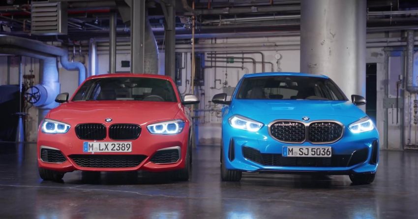F40 BMW 1 Series compared against previous F20 gen 1001881