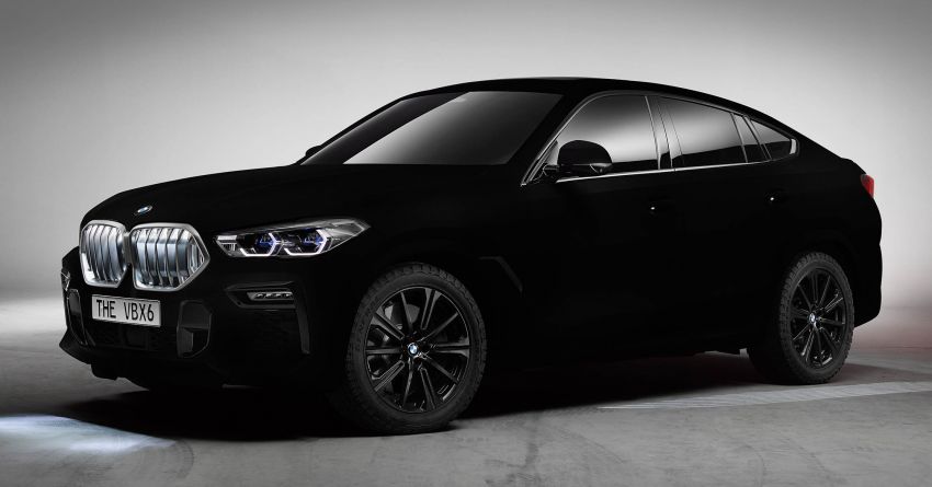 G06 BMW X6 Vantablack – world’s blackest black SAC 1008040