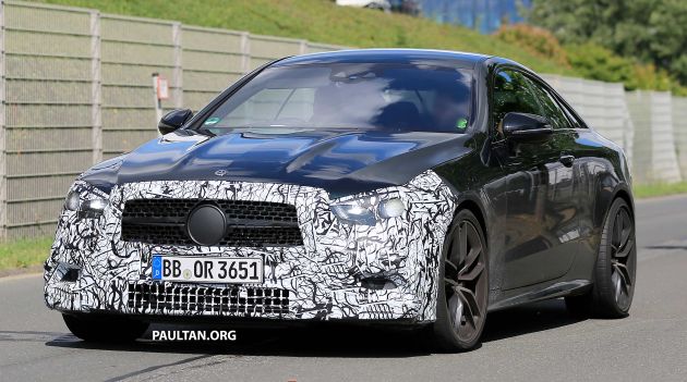 SPYSHOTS: Mercedes-AMG E53 coupe facelift spotted